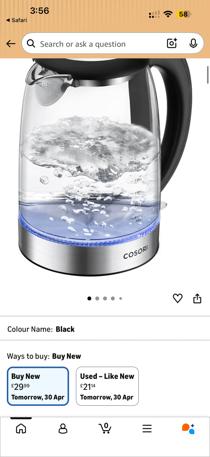 Cosori Kettle 3000W, صورة 1 من 3